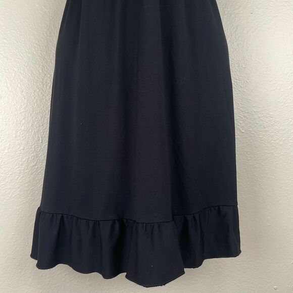 Killstar Dress Womens M Black Goth Witchy Mesh Ruffle Fit & Flare Spider Buttons - Picture 3 of 12